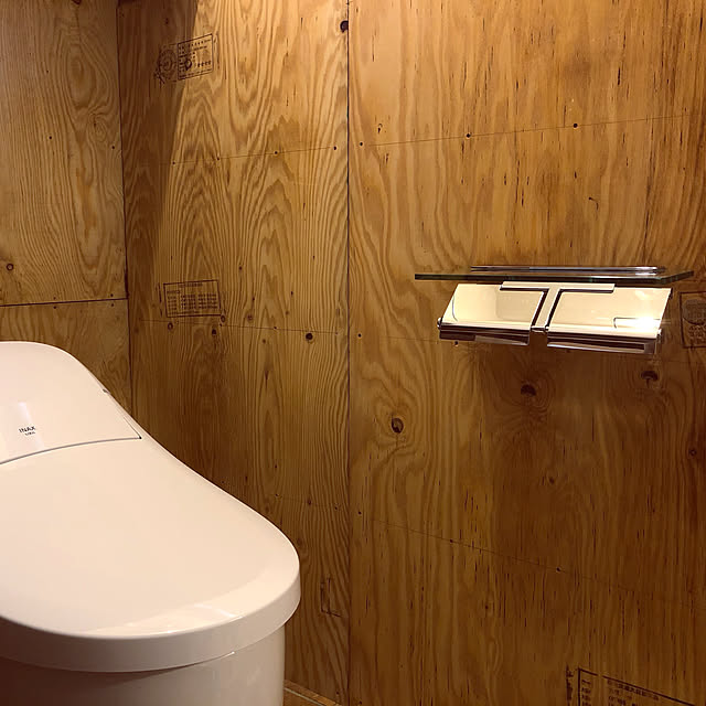 写真付きレビュー Kawajun カワジュン ペーパーホルダー 紙巻器 ガラス棚付ダブルペーパーホルダー Sc 27m Xcの通販商品 口コミ情報 Roomclipショッピング