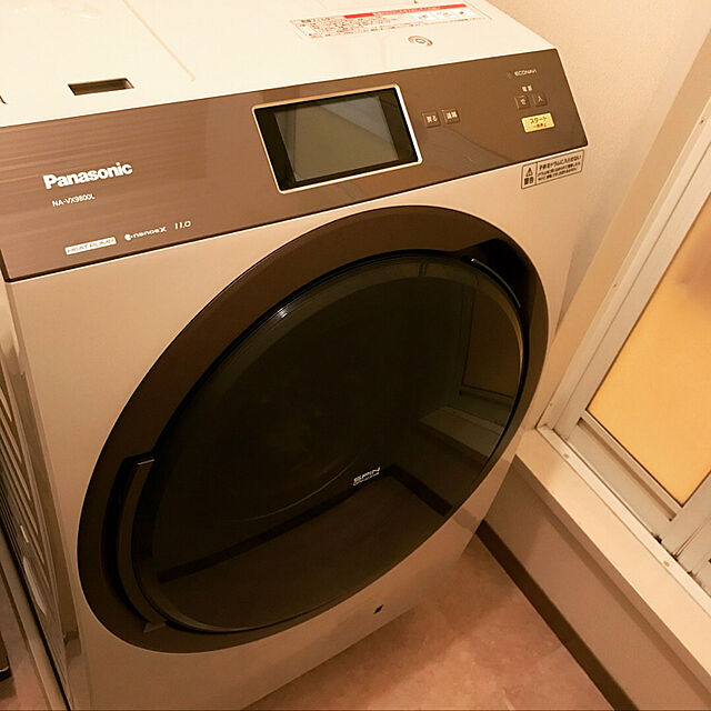 無料長期保証】Panasonic NA-LX127AL-W ななめドラム洗濯乾燥機 マットホワイト (洗濯12.0kg・乾燥6.0kg・左開き)のレビュー・クチコミとして参考になる投稿1枚  | RoomClipショッピング