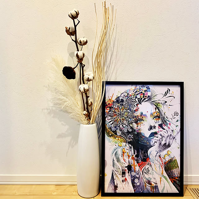 Minjae ポスター Circulation おしゃれ 韓国 インテリア 絵画 アート かわいい 絵 イラスト 壁飾り 壁掛け リビング 玄関 カラフル 雰囲気 女の子 女性 顔 表情 ブランド カフェ サロン Dope 洋風 洋画 Sns 映え 派手 アートフレーム