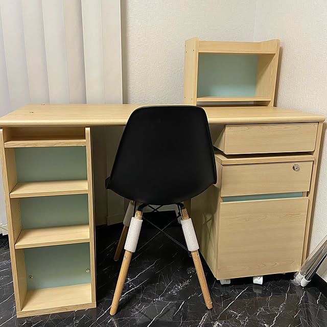 学習机 ツインデスク デスク おしゃれ 収納 棚 学習デスク 勉強机 勉強デスク 机 ジュニア 子供 子ども 子供部屋 2人用 兄弟 コンパクト 幅1cm コンパクトデスク おしゃれ システムデスク リビング学習 新生活のレビュー クチコミとして参考になる投稿5枚
