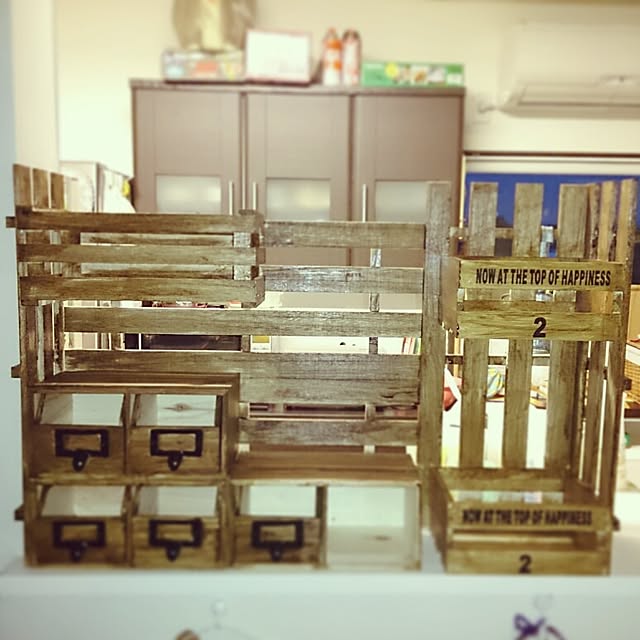 棚/手作り/100均/セリア/ハンドメイド...などのインテリア実例 - 2014-10-20 21:34:25