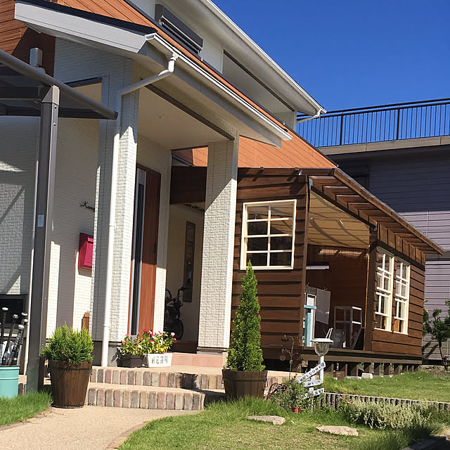 部屋全体 ゴールドクレスト 旦那さんdiy 庭 芝生 などのインテリア実例 17 09 30 14 08 18 Roomclip ルームクリップ