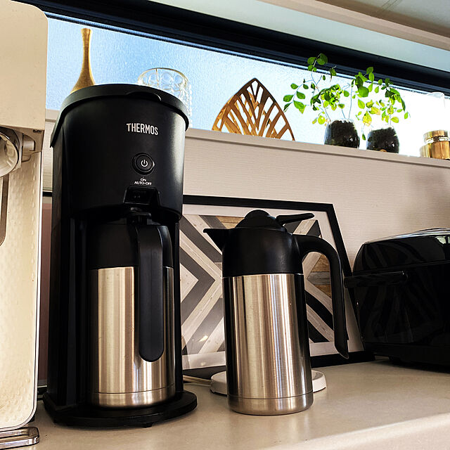 写真付きレビュー】サーモス(THERMOS) ECJ-700-BK(ブラック) 真空断熱ポット コーヒーメーカーの通販商品口コミ情報 |  RoomClipショッピング