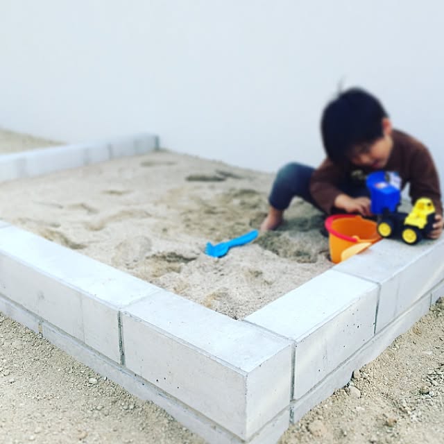 猫よけネット 砂場 庭 Diy こどものいる暮らし などのインテリア実例 17 06 05 10 04 Roomclip ルームクリップ