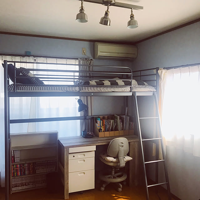 Ikea イケア Svarta ロフトベッドフレーム 002 479 のレビュー クチコミとして参考になる投稿4枚
