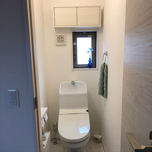 トイレの棚/トイレ/モノトーンのインテリア実例 20190613 120118 ｜ RoomClip（ルームクリップ）