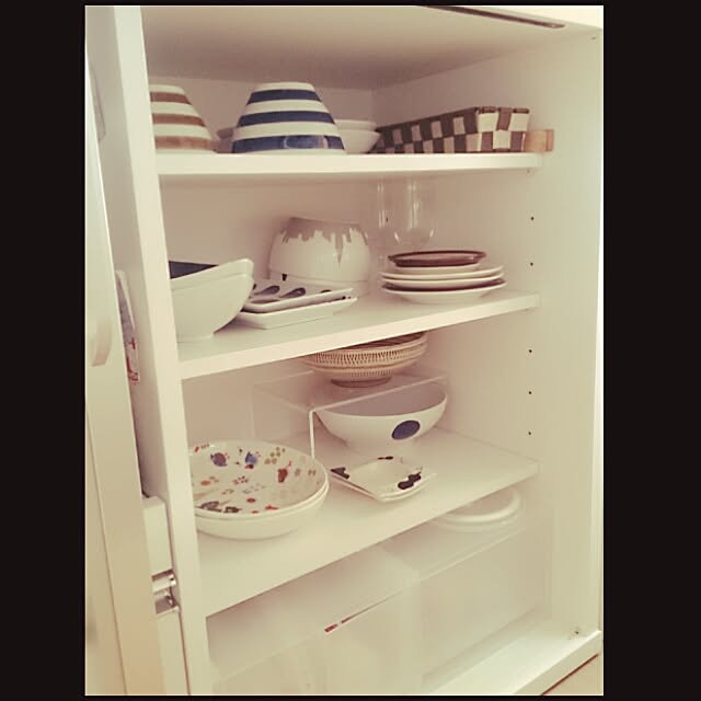 キッチン 賃貸 ふたり暮らし 食器棚 収納少な などのインテリア実例 15 08 21 19 05 08 Roomclip ルームクリップ