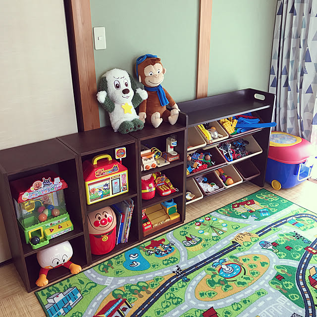 楽天ランキング1位 おもちゃ 収納 ラック 棚 収納 天板付き トイハウスラック Tkthr 39 アイリスオーヤマおもちゃ箱 天板 キッズ お片付け 知育家具 子供 子供服 子供部屋 リニューアル品 クリスマスのレビュー クチコミとして参考になる投稿7枚