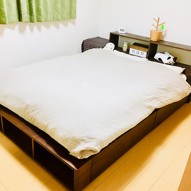 無印良品 収納ベッド 追加台 ダブル ウォールナット材のレビュー 口コミとして参考になる投稿7枚 Roomclipショッピング