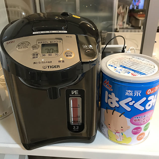 タイガー魔法瓶 VE電気まほうびんとく子さん 2.2L ホワイト PIQ-A221W