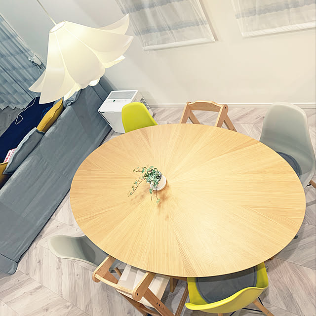 写真付きレビュー 幅1cm 高さ72cm 楕円 ダイニングテーブル 北欧 Sbkt1 351 ナチュラル オーク 光線張り木製 天然木 ダイニング オーバルテーブル テーブル バースト 丸テーブル モダン カフェ ウッドダイニング 机 テーブル おしゃれ Cote お客様組立品 11s 2kの