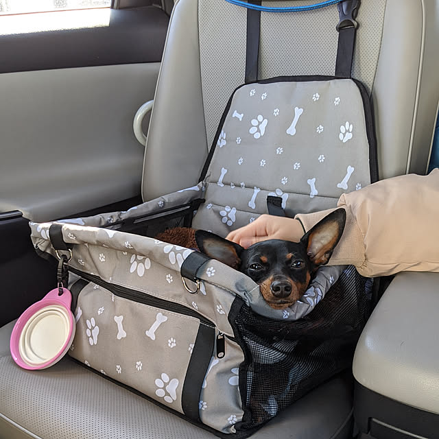 19新モデル ペット用 ドライブボックス ペット用ドライブシート ペット用シートカバー ドライブボックス キャリーバッグ 車用ペットシート カー用品 車載カバー 助手席用 滑り止め 汚れに強い 水洗い可能 車載用のレビュー クチコミとして参考になる投稿1枚 Roomclip