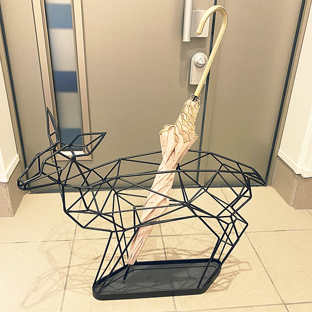 タンゼンテクニカルプロダクト シャドーワイヤー アンブレラスタンド ディア リバーズ 傘立て アイアン 傘たて かさたて 傘 鹿 しか シカ 梅雨対策 雨対策 スチール 動物 アニマル アンティーク かわいい おしゃれ傘立て 雑貨 オフィス 店舗 玄関 収納 インテリア の