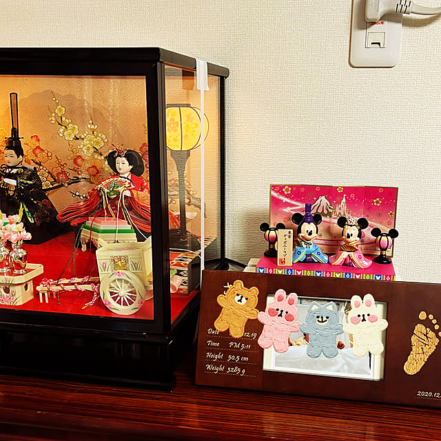 東京ディズニーリゾート ミッキーミニーひな祭り飾り
