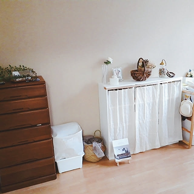 部屋全体/無印良品/雑貨/飾り棚/シンプル...などのインテリア実例 - 2019-09-20 18:58:06