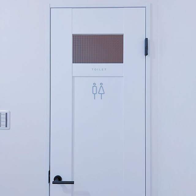 写真付きレビュー プラスティックス 特典付 モヘイム トイレサイン ドアサイン ピクトサイン トイレ 標識 ウォールステッカー 洗面所 ドア トイレマーク おしゃれ サイン Moheim Signs 11種 の通販商品 口コミ情報 Roomclipショッピング