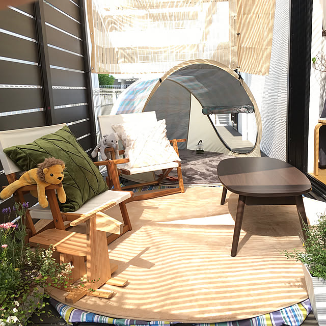 ニトリ ワンタッチサンシェルター フルーツ Ish 玄関先迄納品 1年保証 合計金額円以上送料無料対象商品 のレビュー 口コミとして参考になる投稿3枚 Roomclip ルームクリップ