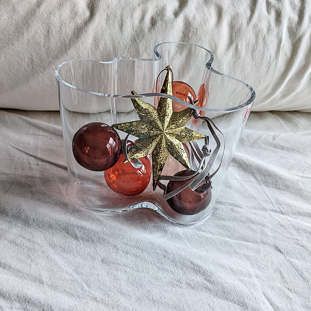 写真付きレビュー】[全品送料無料]イッタラ Iittala オーナメント 5個セット グラスボール レッド 1026604 Glass ball  5set Red 北欧 インテリア ガラス フィンランド ツリーの通販商品口コミ情報 | RoomClipショッピング