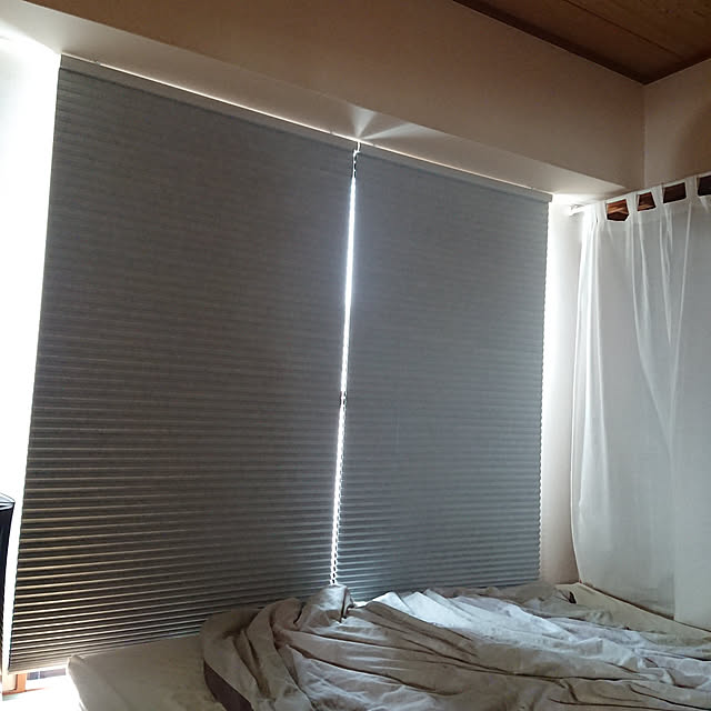 Ikea イケア Trippevals 遮光断熱ブラインド ライトグレー100x195 Zのレビュー クチコミとして参考になる投稿2枚