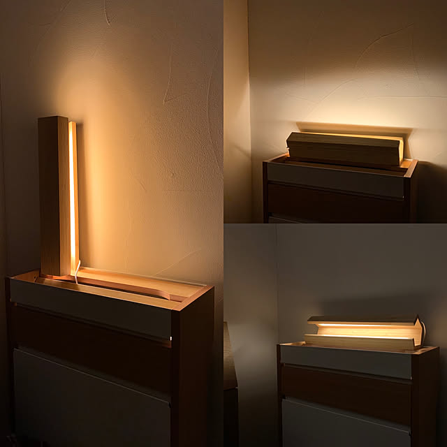 Oiwai 間接照明 ベッドサイドランプ ベッドルーム ライト ナイトライト 常夜灯 Led照明 和風 おしゃれ 癒されるインテリア 竹製 A型 36 9 2 Cm のレビュー 口コミとして参考になる投稿8枚