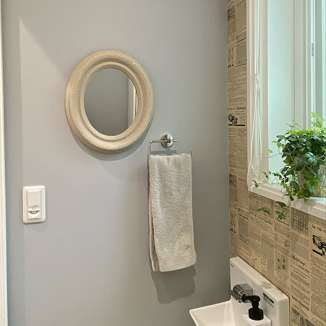 鏡 壁掛け おしゃれ 壁掛けミラー ウォールミラー ミラー おしゃれ アンティーク 玄関 小さめ 30 5cm 36cm リビング 寝室 洗面 トイレ かわいい クラシカル オーバルミラー Calme カルム S ベージュ ホワイト グレー シンプル カフェ 送料無料 北欧風 あす楽のレビュー