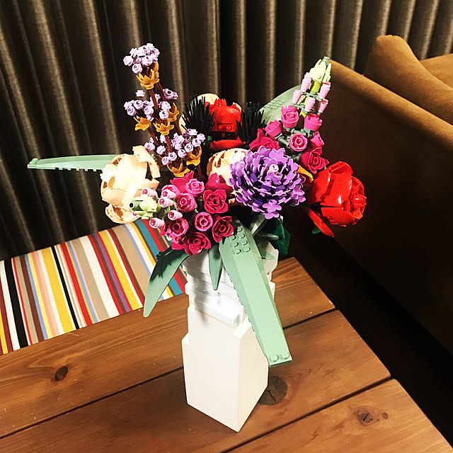写真付きレビュー レゴ Lego フラワーブーケ プレゼント ギフトの通販商品 口コミ情報 Roomclipショッピング