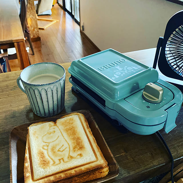イデアインターナショナル ホットサンドメーカー 15レシピ無料配布中 レシピ本のおまけ特典 Bruno ブルーノ ホットサンドメーカー シングル ムーミン 単品 Boe050 Bgr 調理器具 おしゃれ サンドイッチ かわいい 食パン Moominのレビュー 口コミとして参考になる