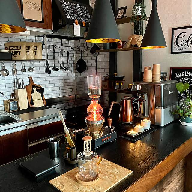 ボンマック ゴールド サイフォン Tca 3gd Bm ランプ ゴールド色風防付き のレビュー クチコミとして参考になる投稿79枚 Roomclip Item