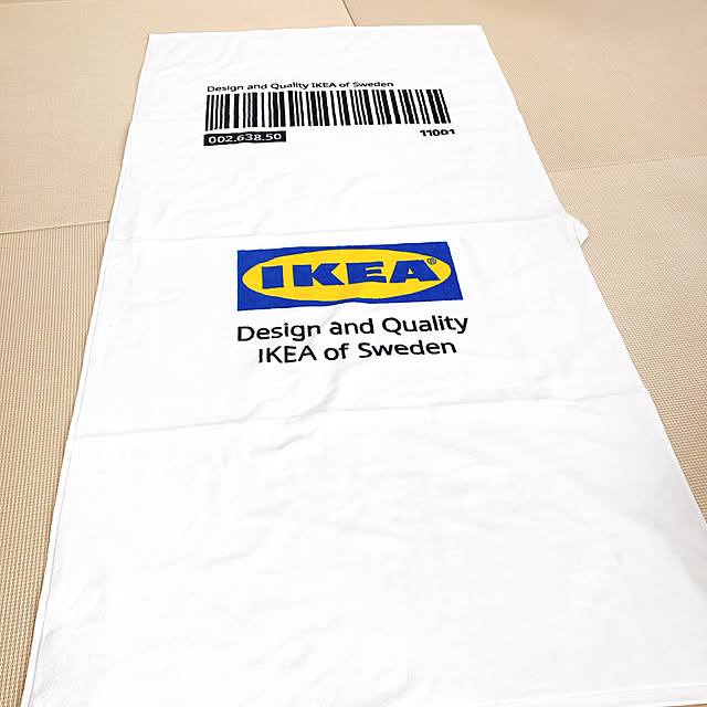 イケア Ikeaバスタオルeftertradaホワイト 70x140 Cm送料 750 代引き可のレビュー 口コミとして参考になる投稿1枚