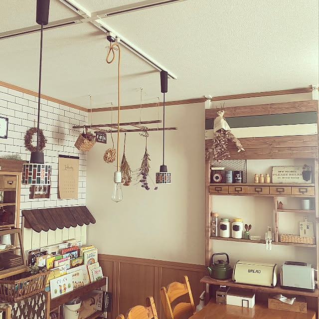 ペンダントライト/雑貨屋/ナチュラルインテリア/収納/DIY リメイク...などのインテリア実例 - 2020-02-27 14:11:49