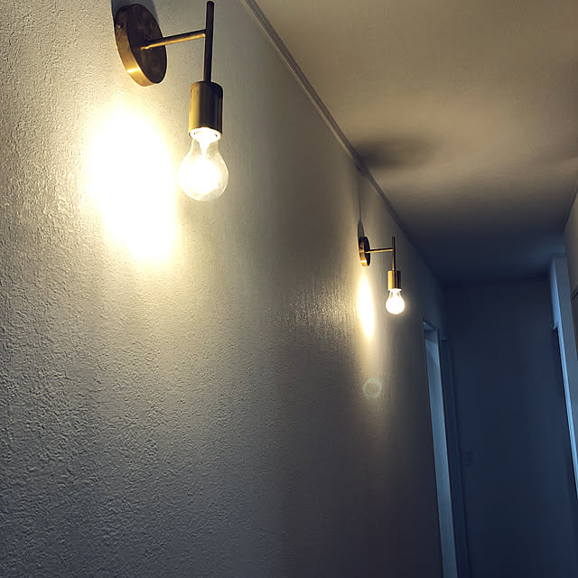 ブラケットライト 真鍮 1灯用 E26 レトンブラケット ショート ゴールド ブラック ウォールライト 直付け 壁付け照明器具 おしゃれ かっこいい シンプル 北欧 レトロ モダン アンティーク ソケット ブラス Led対応 日本製 間接照明 ランプのレビュー クチコミとして参考に