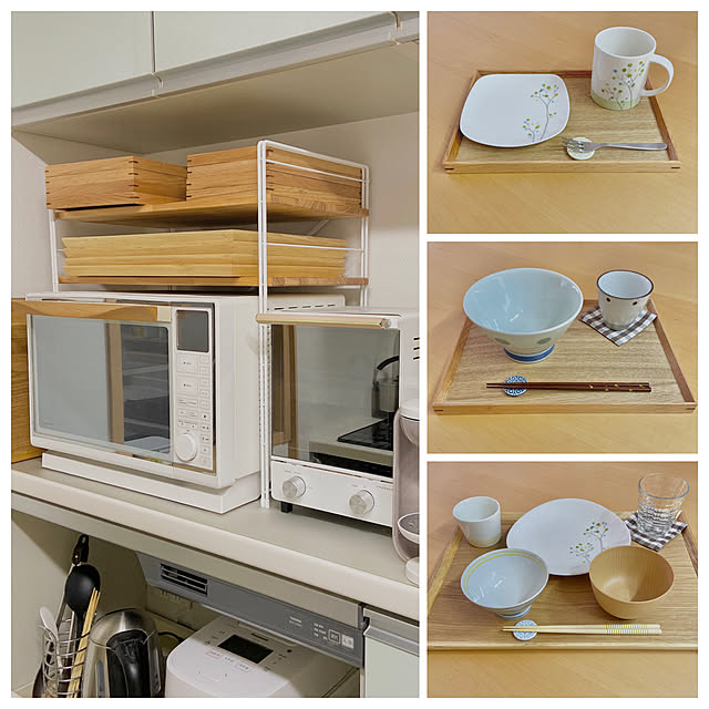 Keyuca公式店 ケユカ Kulmio スナックトレイ ナチュラル トレー 木製 おしゃれ 無垢 ウッド キッチントレー トレイ お盆 カフェ オシャレ モダン シンプル デザイン 結婚祝い 引越し祝い 新生活 ギフト プレゼント ウッドトレー カフェトレー ウッドトレイ 角 おぼんの