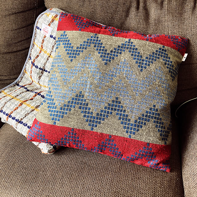 Niko And オリジナルネップ柄5wayブランケット ニコアンド 生活雑貨 ブランケット グレー ベージュ レッドのレビュー クチコミとして参考になる投稿1枚 Roomclip ルームクリップ