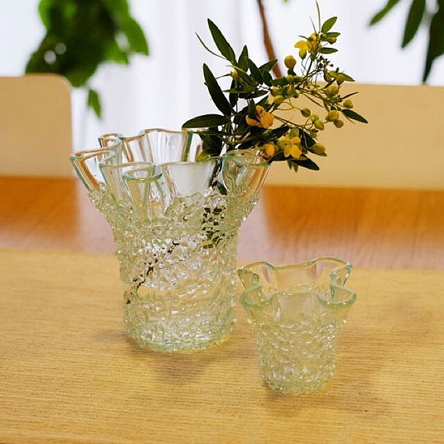 花瓶 花瓶 フラワーベース ガラス雑貨 ハンドメイド などのインテリア実例 19 03 26 12 30 25 Roomclip ルームクリップ
