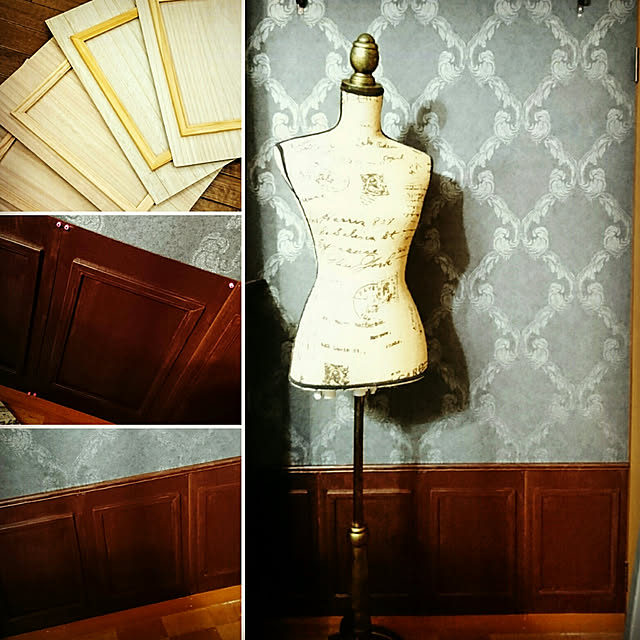 写真付きレビュー トルソー マネキン ディスプレイ 9号 11号 サイズ 上半身 アンティーク 猫足 猫脚 店舗用 販売 女性 レディース オークション 撮影用 ボディ ヘッド 婦人服 おしゃれ 衣裳合わせ 送料無料 Ui S1の通販商品 口コミ情報 Roomclipショッピング