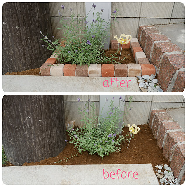 写真付きレビュー 送料無料 サイコロ レンガ キューブ ブリック 30個セット ミニレンガ キューブブリック おしゃれ サイコロレンガ 花壇用 レンガ セット 置くだけ 簡単 花壇 煉瓦 Cube Brickの通販商品 口コミ情報 Roomclipショッピング