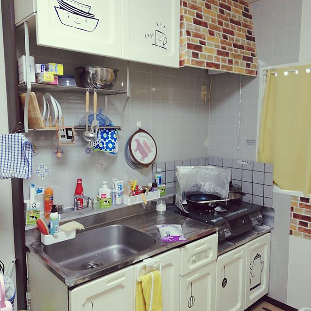 小窓用 遮光 カフェカーテン 目隠し おしゃれ オーダーカフェカーテン 小窓カーテン 幅約100cm 約140cm 45cm 75cm 90cmのレビュー クチコミとして参考になる投稿2枚 Roomclip Item