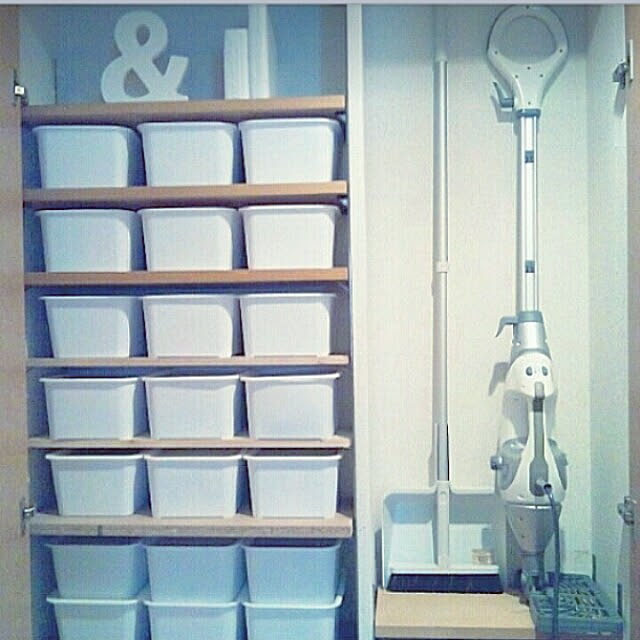 壁 天井 パントリー収納 シャークスチームモップ シャークスチームクリーナー シャークハンディクリーナー などのインテリア実例 11 16 19 55 51 Roomclip ルームクリップ