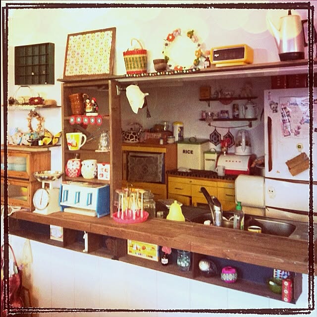 キッチン/DIY/3CIONS/レトロ/雑貨...などのインテリア実例 - 2014-01-23 21:48:02