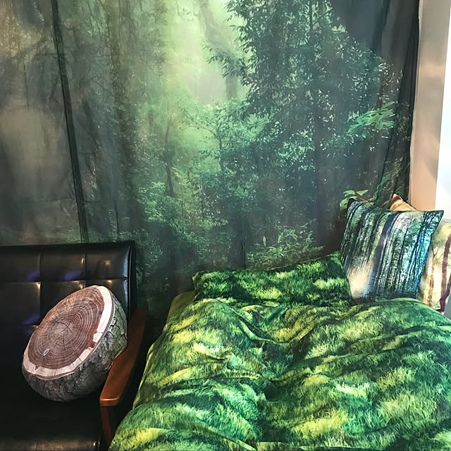 グリーンテリア コンフォーターケース シングル 掛けふとんカバー 約150 210cm インテリア 植物 グリーン 可愛い おしゃれ デザイン ギフトのレビュー クチコミとして参考になる投稿5枚 Roomclip ルームクリップ