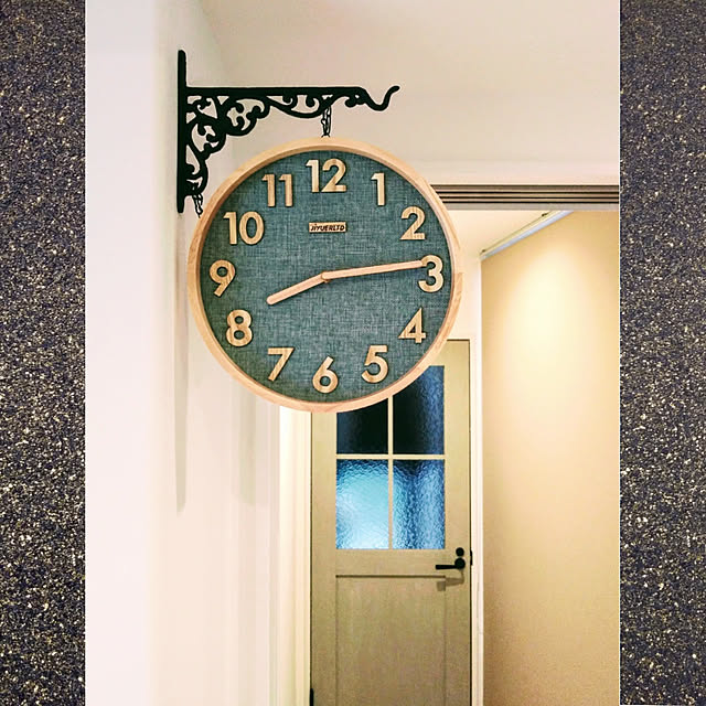 Yingnuoming Jiyuerltd 掛け時計 壁掛け 時計 掛け時計おしゃれ ウッド フレーム リネン フェイス クロック ホーム オフィス 教室 学校用 ナチュラル ウッド グリーン リネン のレビュー 口コミとして参考になる投稿1枚