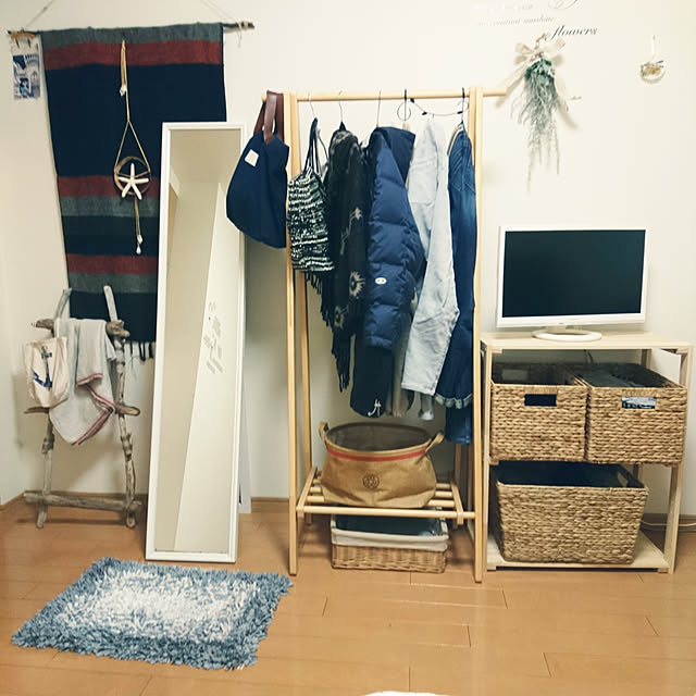 ニトリ A型ハンガーラック メルクdbr 玄関先迄納品 のレビュー 口コミとして参考になる投稿14枚