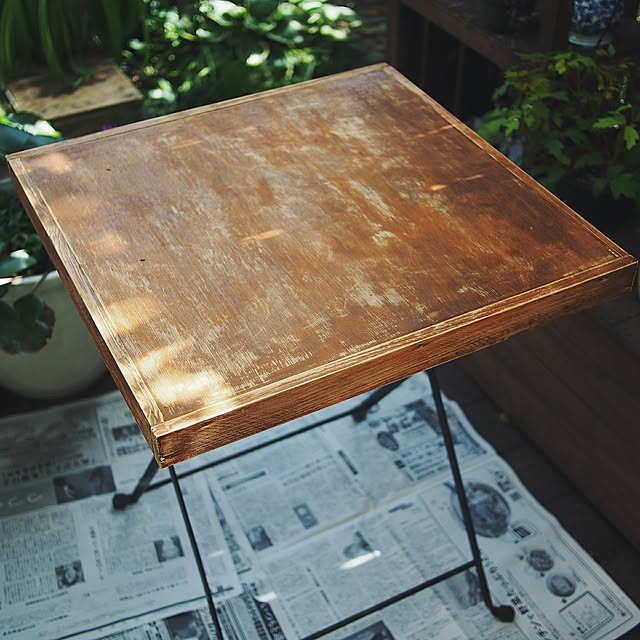 Ikea イケア Tarno 折りたたみテーブル アカシア材 スチールのレビュー クチコミとして参考になる投稿33枚 Roomclip ルームクリップ