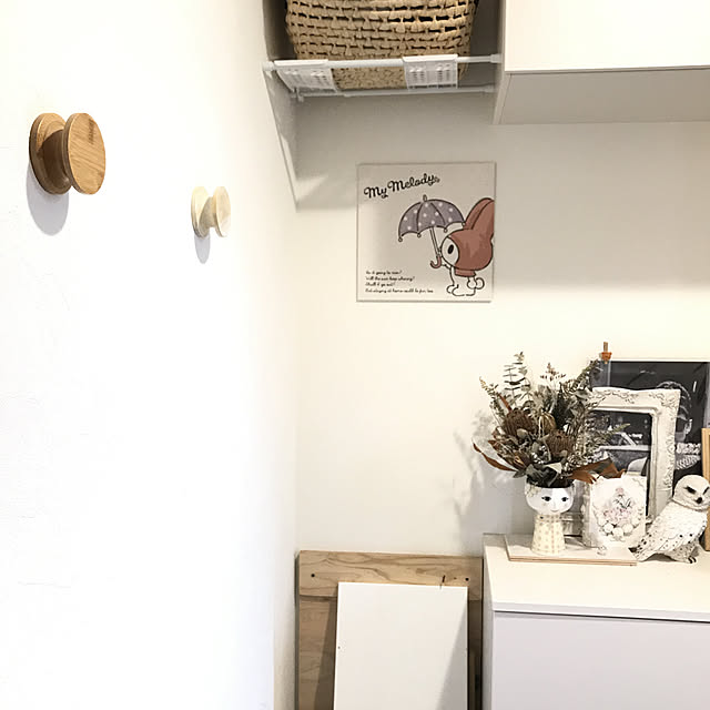 写真付きレビュー 正規代理店 Gudee 壁掛け フック おしゃれ ハンガー 丸 耐荷重5kg 木 竹製 コートフック ウォールフック 帽子掛け Gudeelifeの通販商品 口コミ情報 Roomclipショッピング