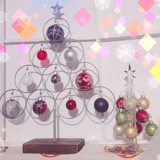 ニトリで購入 クリスマス飾り クリスマスディスプレイ クリスマス雑貨 クリスマス などのインテリア実例 10 19 02 47 05 Roomclip ルームクリップ