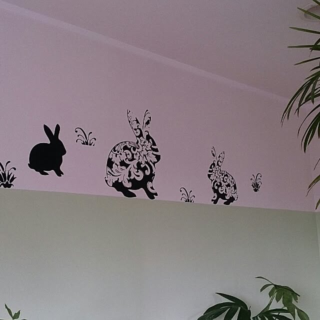 割引クーポン配布中 在庫処分 ウォールステッカー 壁デコシール うさぎ アジアン Easter Bunny Wd085 ミニシリーズ カット シート ウオール ステッカー ウオールステッカー 壁紙 シール 転写 はがせる 賃貸住宅 のレビュー クチコミとして参考になる投稿30枚