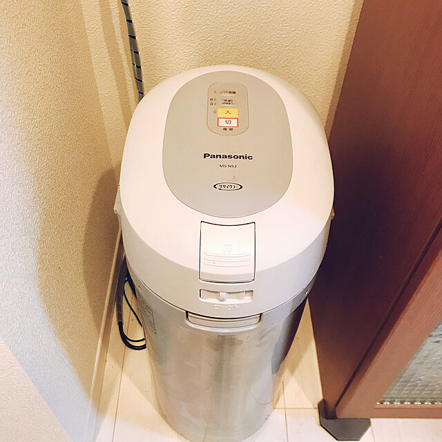 写真付きレビュー】パナソニック 家庭用生ごみ処理機 温風乾燥式 6L シルバー MS-N53-Sの通販商品口コミ情報 | RoomClipショッピング