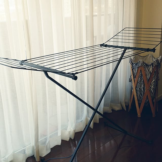 写真付きレビュー 物干しラック 室内 屋外用 ダークグレー Ikea イケア Portisの通販商品 口コミ情報 Roomclipショッピング