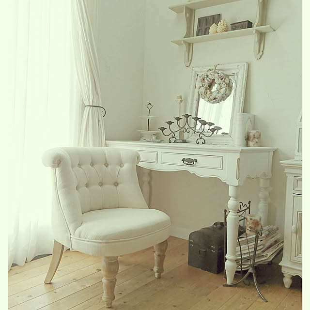 写真付きレビュー 姫系 家具 ベッド キャビネット サイドテーブル ナイトテーブル 姫 アンティーク調 インテリア フレンチ 北欧 白 ホワイト チェスト 収納 化粧品 おしゃれ かわいい サロン ネイル ミラー デスク Country Corner カントリーコーナー ベッドサイド