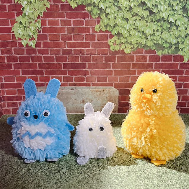 写真付きレビュー ぬいぐるみぽんぽん 巻いて切って結んでつくる毛糸の動物たちの通販商品 口コミ情報 Roomclipショッピング